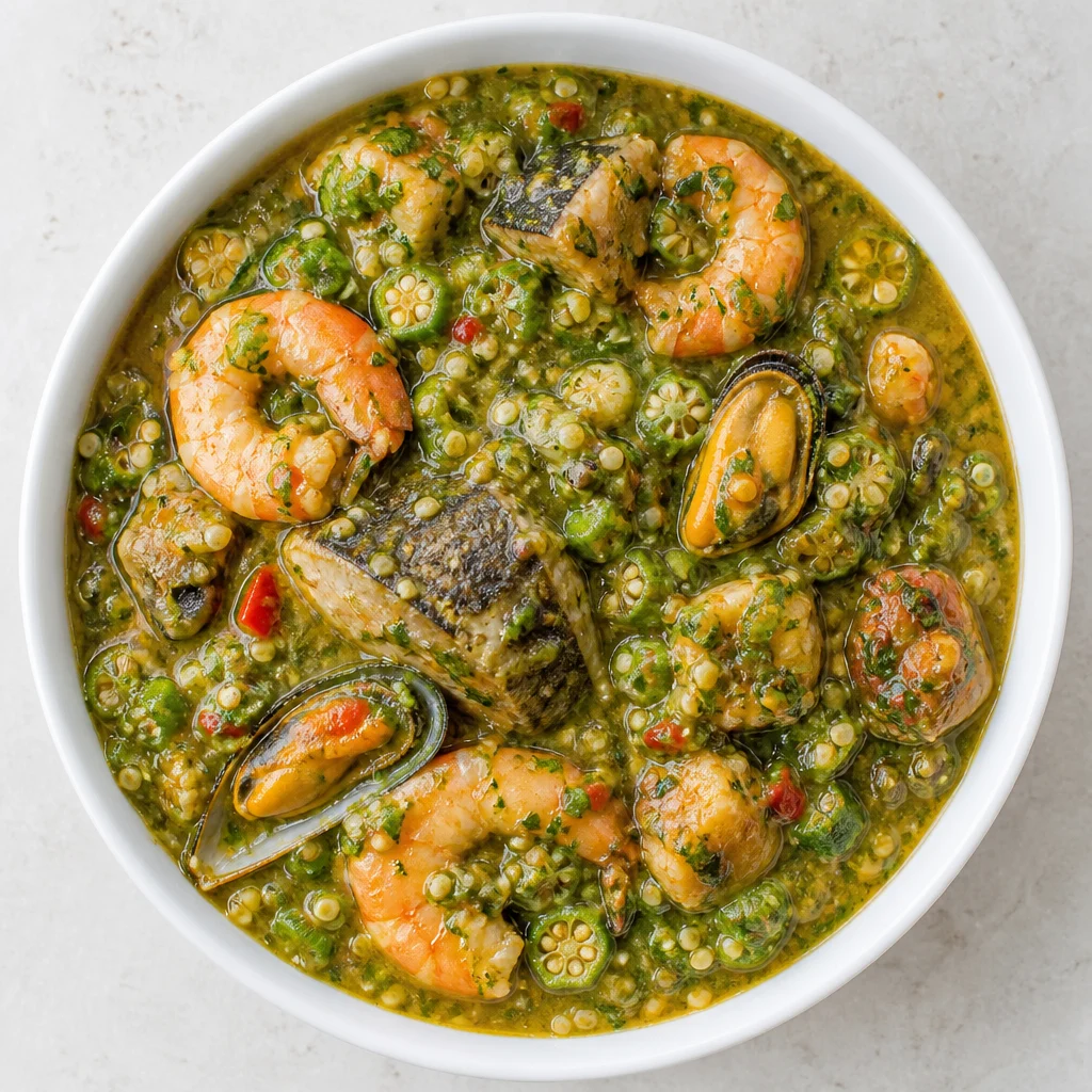 Seafood Okro Soup