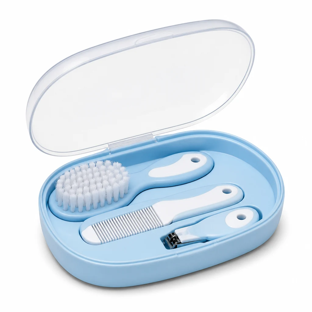 Mothercare Baby Grooming Set — essential brush, comb and nail-care kit