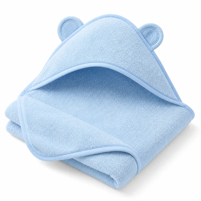 Mothercare Hooded Baby Towel — absorbent cotton hooded bath towel