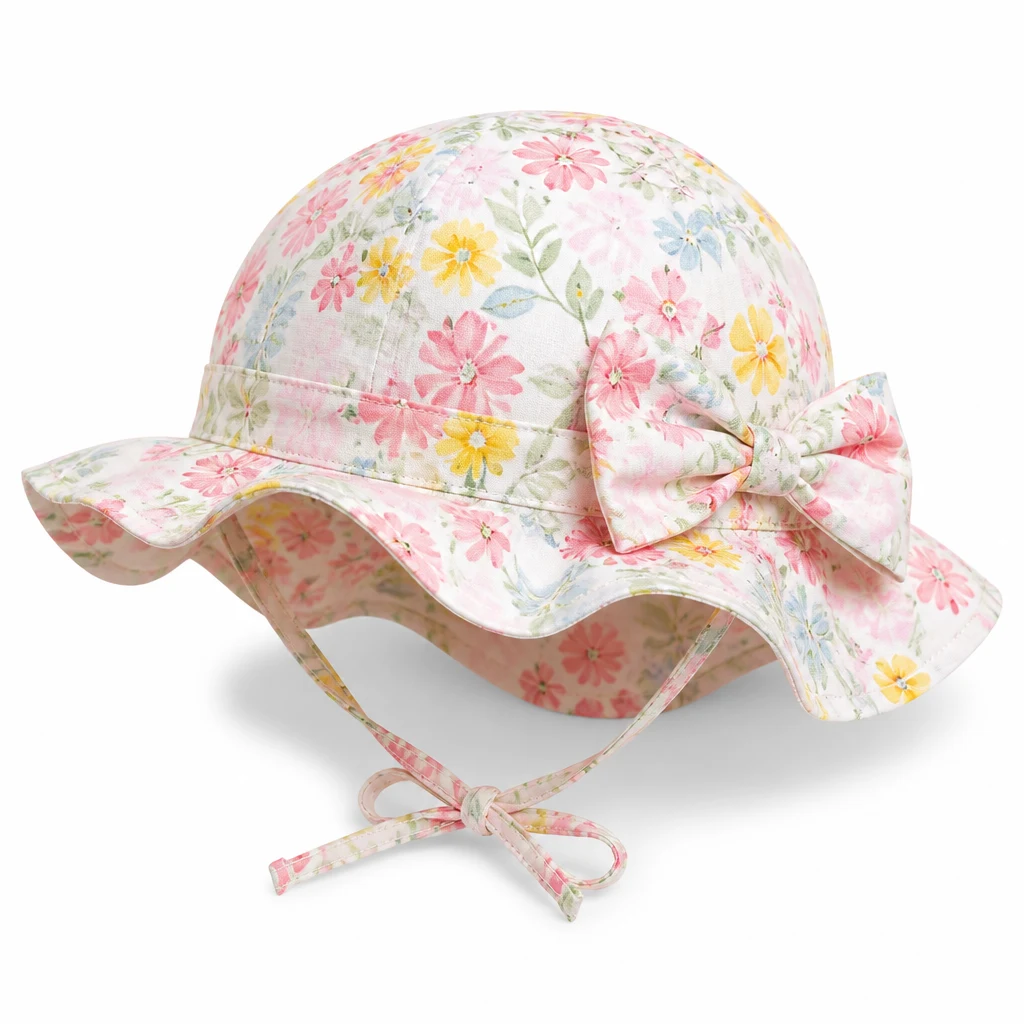 Chicco Baby Sun Hat — lightweight cotton brimmed sun hat