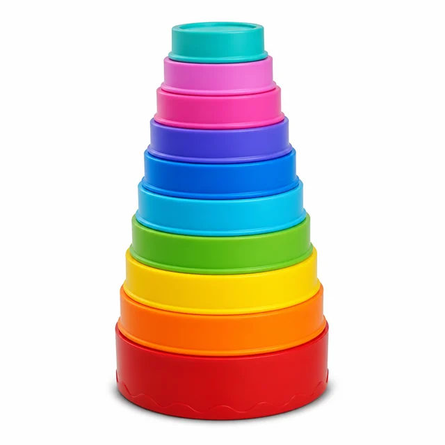 Fisher-Price Stack and Roll Cups — ten nesting cups for sorting and stacking