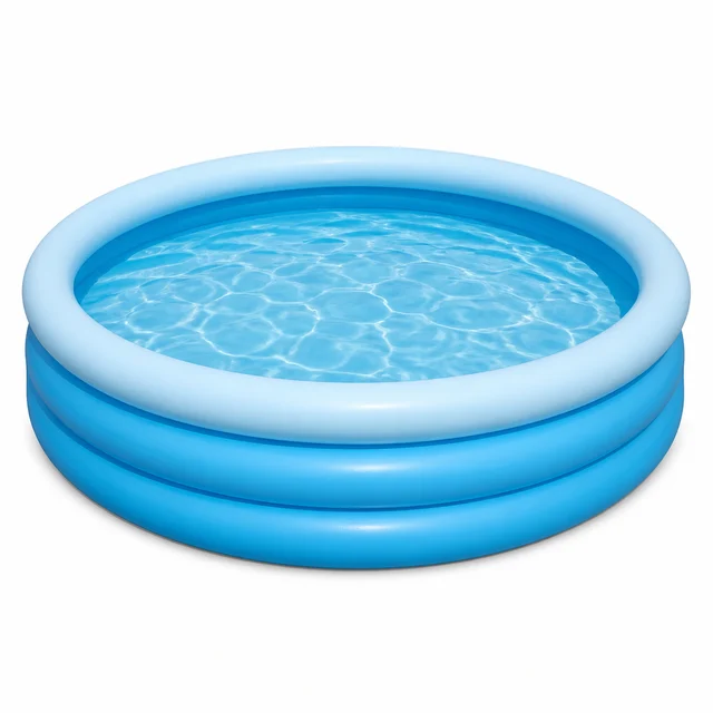 Generic Inflatable Family Pool — 150cm round pool for supervised water play