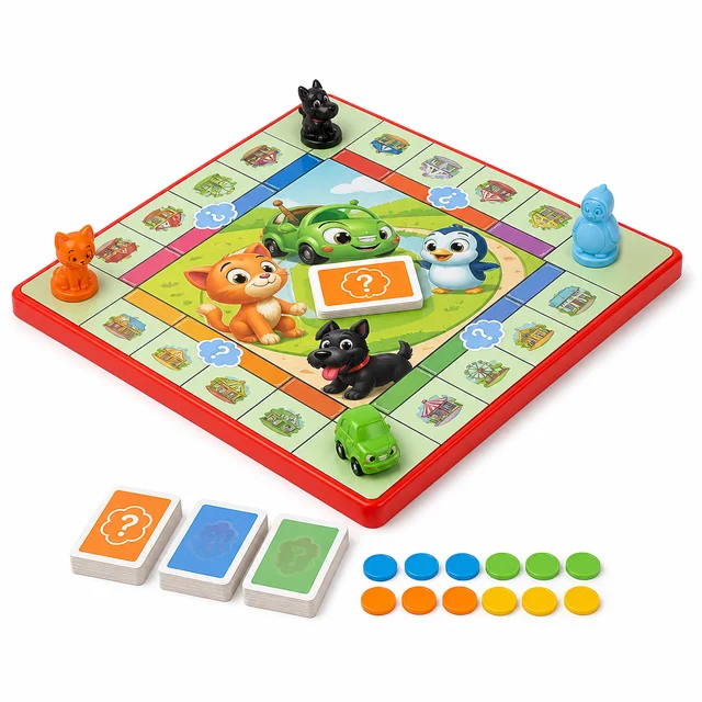 Hasbro Monopoly Junior Board Game — simplified property game for young players