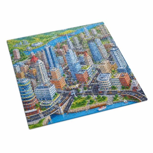 LEGO 1000-Piece City Puzzle — detailed jigsaw puzzle for older children