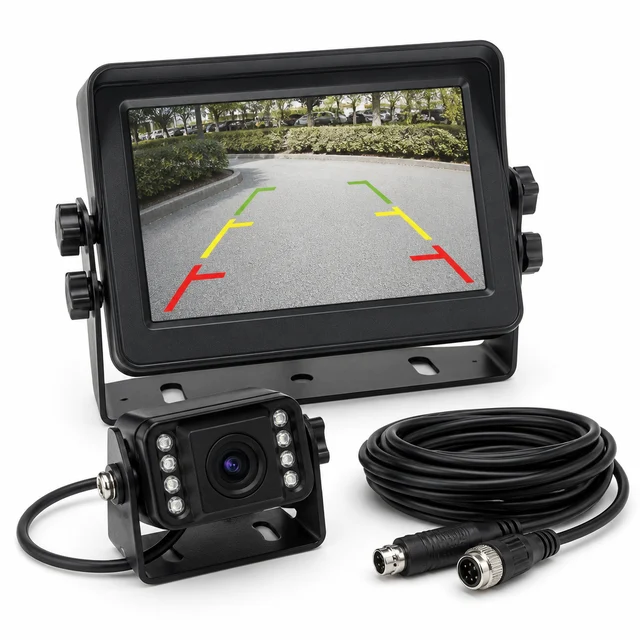 7 Inch Car Reverse Camera Monitor Kit — rear camera and monitor